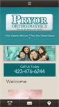 Mobile Screenshot of clevelandtnorthodontist.com